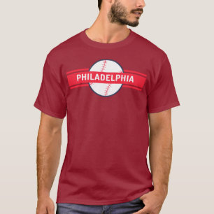 Camiseta Vintage Philadelphia Baseball Skyline Retro Philly
