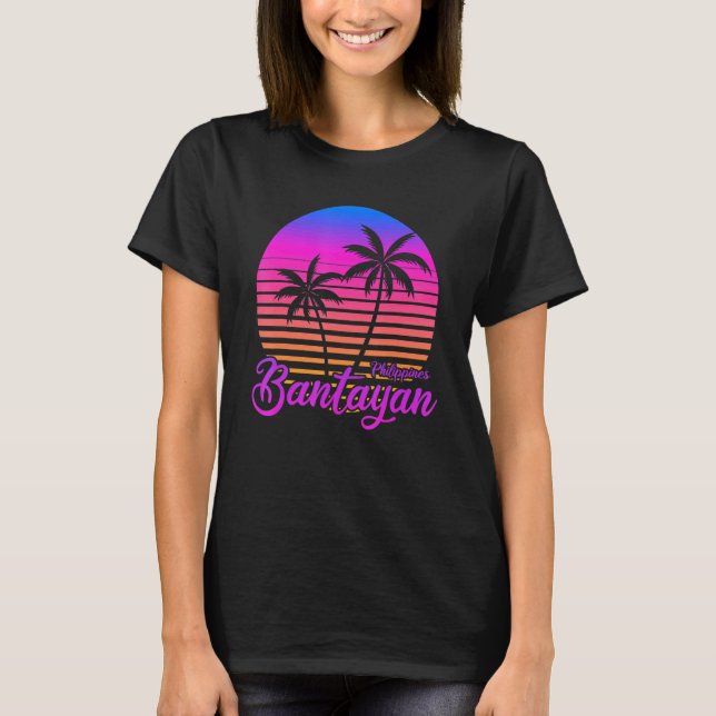 Camiseta Vintage Philippines Vacation Travel Asia Bantayan  (Frente)