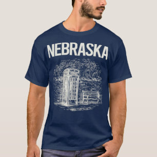 Camiseta Vintage Phone Booth Nebraska