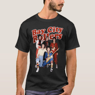 Camiseta Vintage Photograp Bay City Rollers Music Rock
