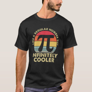 Camiseta Vintage Pi Day Como Um Número Regular Mas Infinit