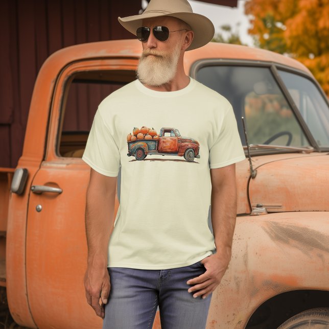 Camiseta Vintage Pick Pumpkin Harvest (Criador carregado)