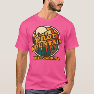 Camiseta Vintage Pilot Mountain North Carolina Mountain Hik