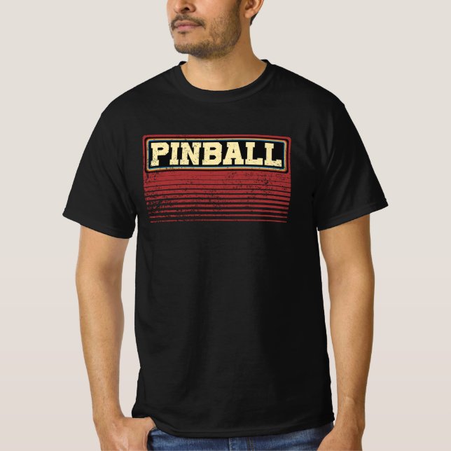Camiseta Vintage Pinball 80s (Frente)