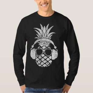Camiseta Vintage Pineapple Havaiana Aloha Beach Fruta Cockt