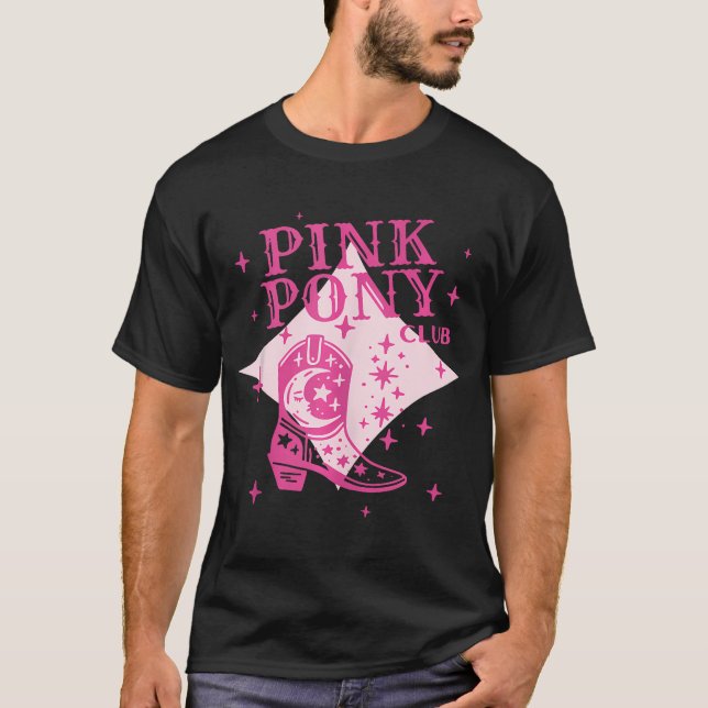 Camiseta Vintage Pink Pony Club C.R Western (Frente)