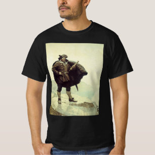 Camiseta Vintage Pirates, Capitão Bill Bones do NC Wyeth