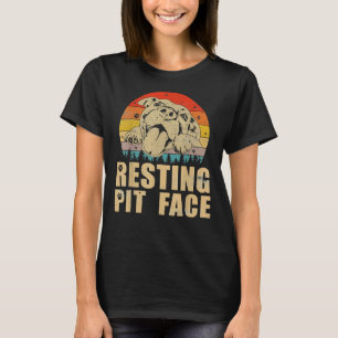 Camiseta Vintage Pitbull - Ponta de Descanso Enfrentada Eng