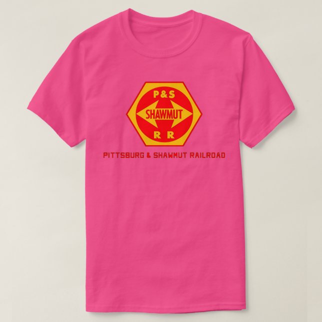 Camiseta Vintage Pittsburgh and Shawmut Railroad (Frente do Design)