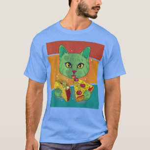 Camiseta Vintage Pizza Cat Taco 34545798
