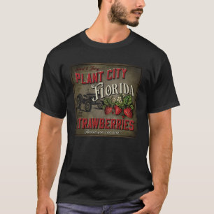 Camiseta Vintage Plant City Florida Strawberry Farmer Sou