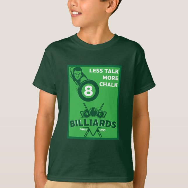 Camiseta Vintage Pocket Billards (Frente)