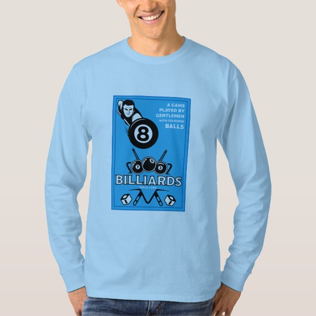 Camiseta Vintage Pocket Billards (Frente)