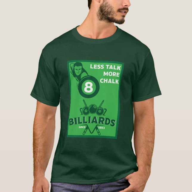 Camiseta Vintage Pocket Billards (Frente)
