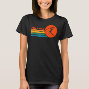 Camiseta Vintage Pole Vault Atleta Pole Vaulting Retro Vau