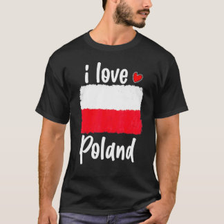 Camiseta Vintage Polônia Flag Orgulho Para Homens Mulheres