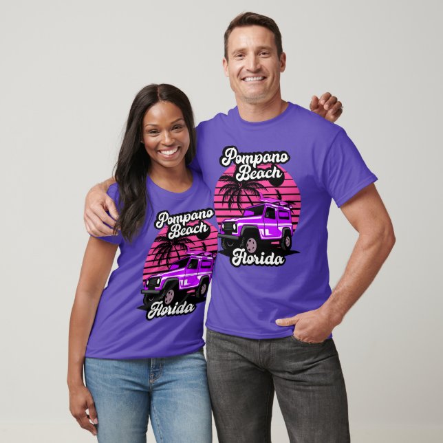 Camiseta Vintage Pompano Beach (Unissex)