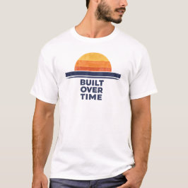 Camiseta Vintage Pôr do Sol Construída ao Longo do