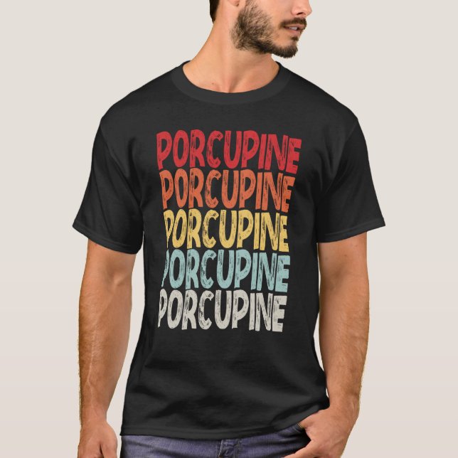 Camiseta vintage Porcupine (Frente)