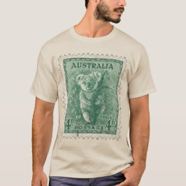 Camiseta Vintage Postage Stamp Koala Bear Austrália