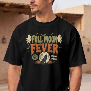 Camiseta Vintage Pôster Febre da Lua Cheia