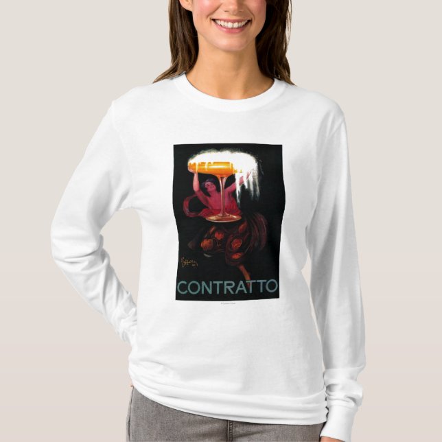 Camiseta Vintage PosterEurope de Contratto (Frente)