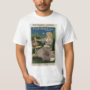 Camiseta Vintage Praha Jewelry e Silverware Ad