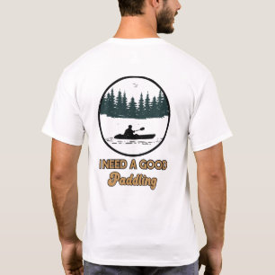Camiseta Vintage Preciso De Um Bom Paddling Kayaking Kayake
