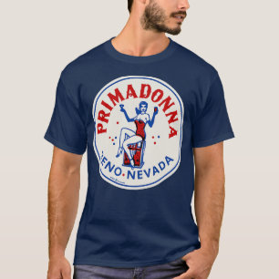 Camiseta Vintage Primadonna Club Reno Nevada