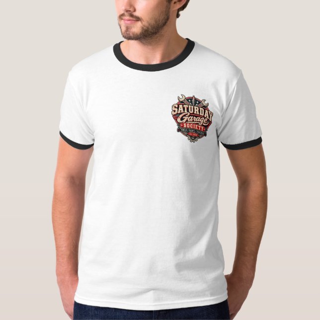 Camiseta vintage Projects Never Sleep para Garagem (Frente)