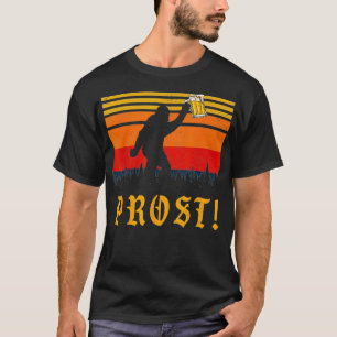 Camiseta Vintage PROST Bigfoot Oktoberfest German Beer Drin