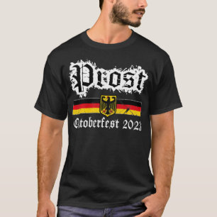Camiseta Vintage Prost Oktoberfest 2023 Beer German Flag Ea
