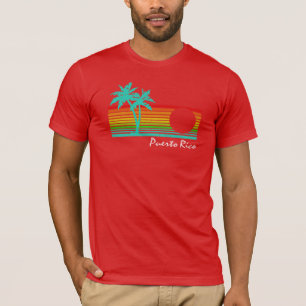 Camiseta Vintage Puerto Rico - design afligido