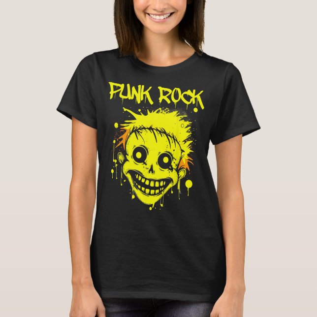 Camiseta Vintage Punk Rock Concert  Punk (Frente)