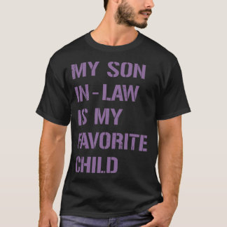 Camiseta Vintage Purple My SonInLaw É Minha Criança Favorit