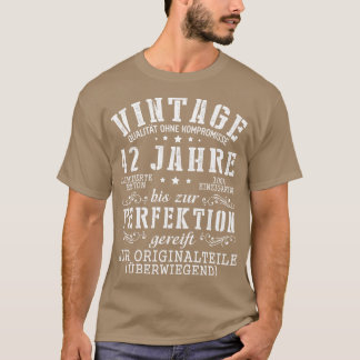 Camiseta Vintage Qualitt Ohne Kompromisse 42 Jahre Bis Zur
