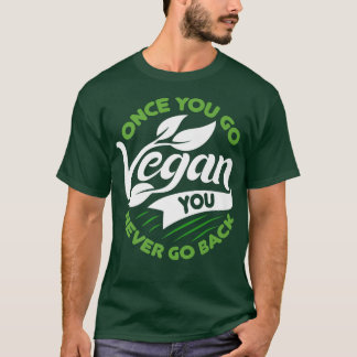 Camiseta Vintage Quando Você Vai Vegan Você Nunca Volta Par
