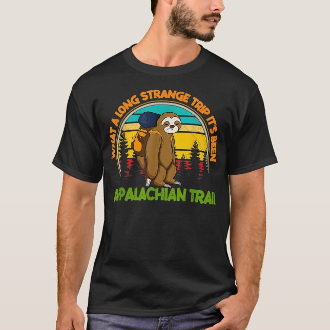 Camiseta Vintage que longa viagem estranha foi appalac (Frente)