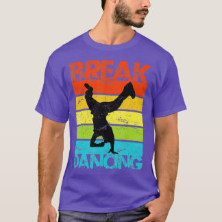 Camiseta Vintage quebrando bboy dança urbana