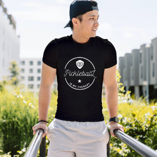 Camiseta Vintage Quotes Club Pickleball É Minha Terapia