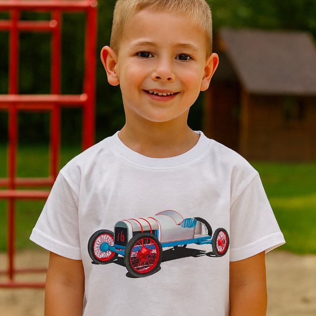 Camiseta Vintage Race Car Classic Auto (Criador carregado)