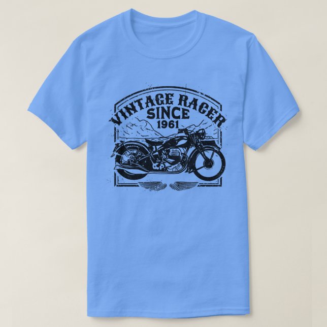 Camiseta Vintage Racer Desde 1961 (Frente do Design)