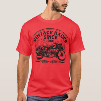 Camiseta Vintage Racer Desde 1966, Motorcyc
