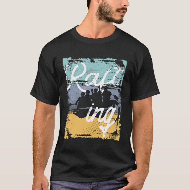 Camiseta Vintage Rafting Adventure (Frente)