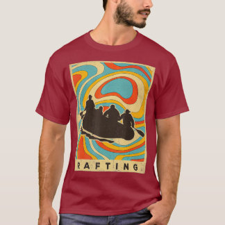 Camiseta Vintage Rafting Sport Retro Poster Gift