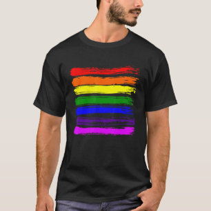 Camiseta Vintage Rainbow Flag Legal Lgbt Gay Lesbian Bisexu