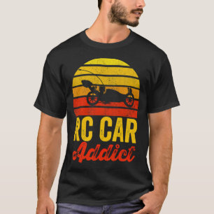 Camiseta Vintage rc car corridas ou racers rc car forma leg