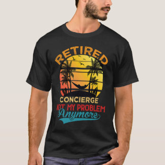 Camiseta Vintage Recansado, Concierge Não é mais meu proble