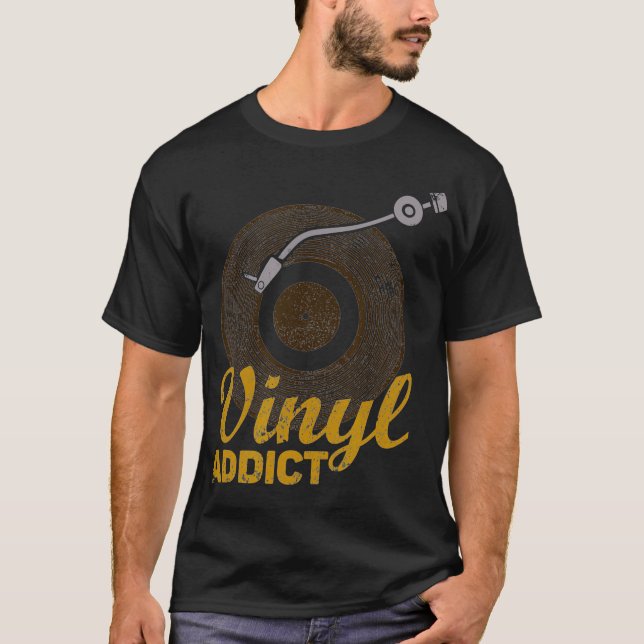 Camiseta Vintage Record Music Lovers (Frente)