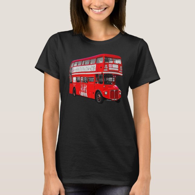 Camiseta Vintage Red Double Decker British Tour (Frente)